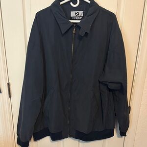 IXSPA Men's Classic Navy Windbreaker